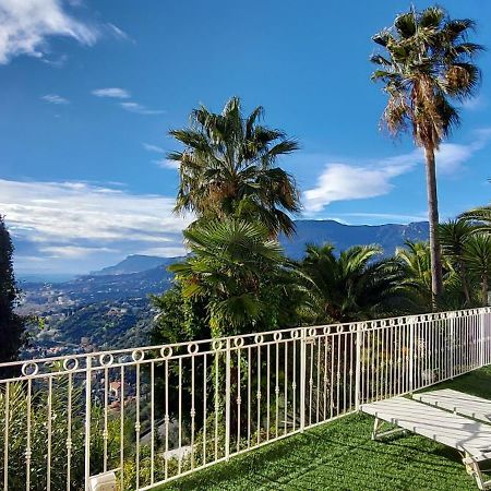 Villa Panoramica Menton Bagian luar foto
