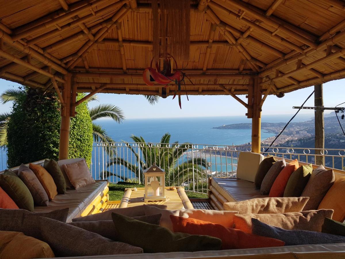 Villa Panoramica Menton Bagian luar foto