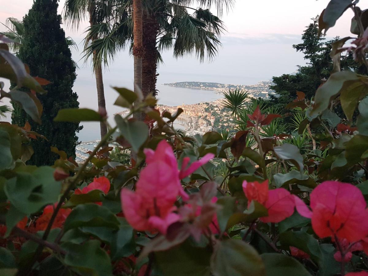 Villa Panoramica Menton Bagian luar foto