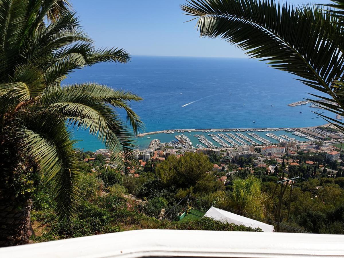 Villa Panoramica Menton Bagian luar foto