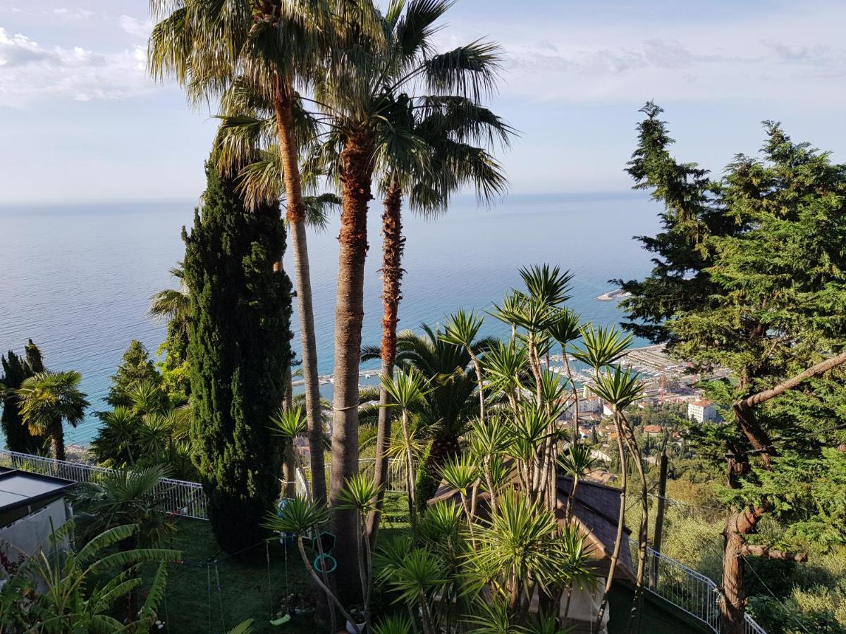Villa Panoramica Menton Bagian luar foto