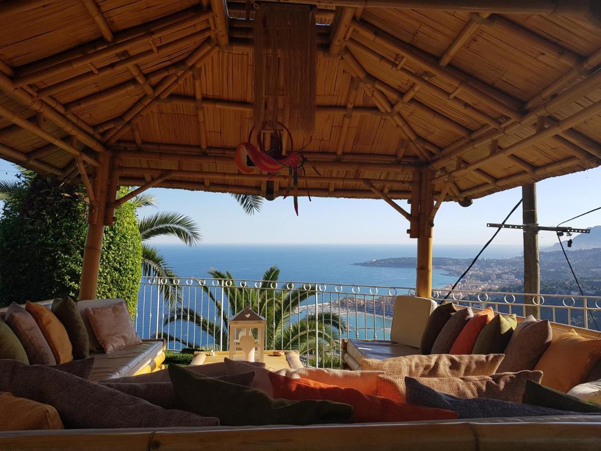 Villa Panoramica Menton Bagian luar foto