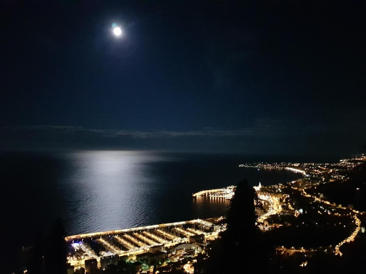 Villa Panoramica Menton Bagian luar foto