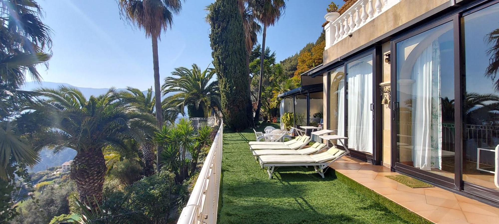 Villa Panoramica Menton Bagian luar foto