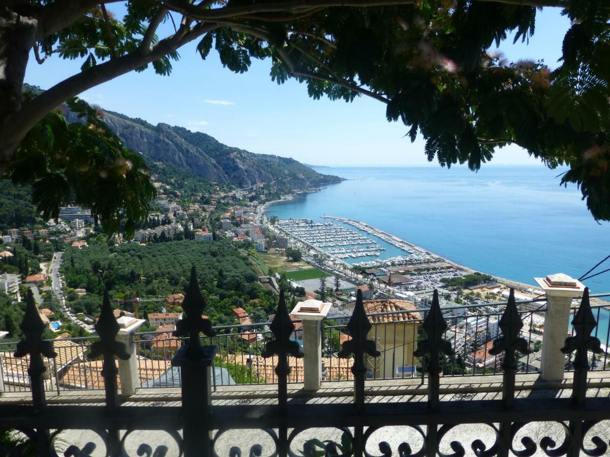 Villa Panoramica Menton Bagian luar foto